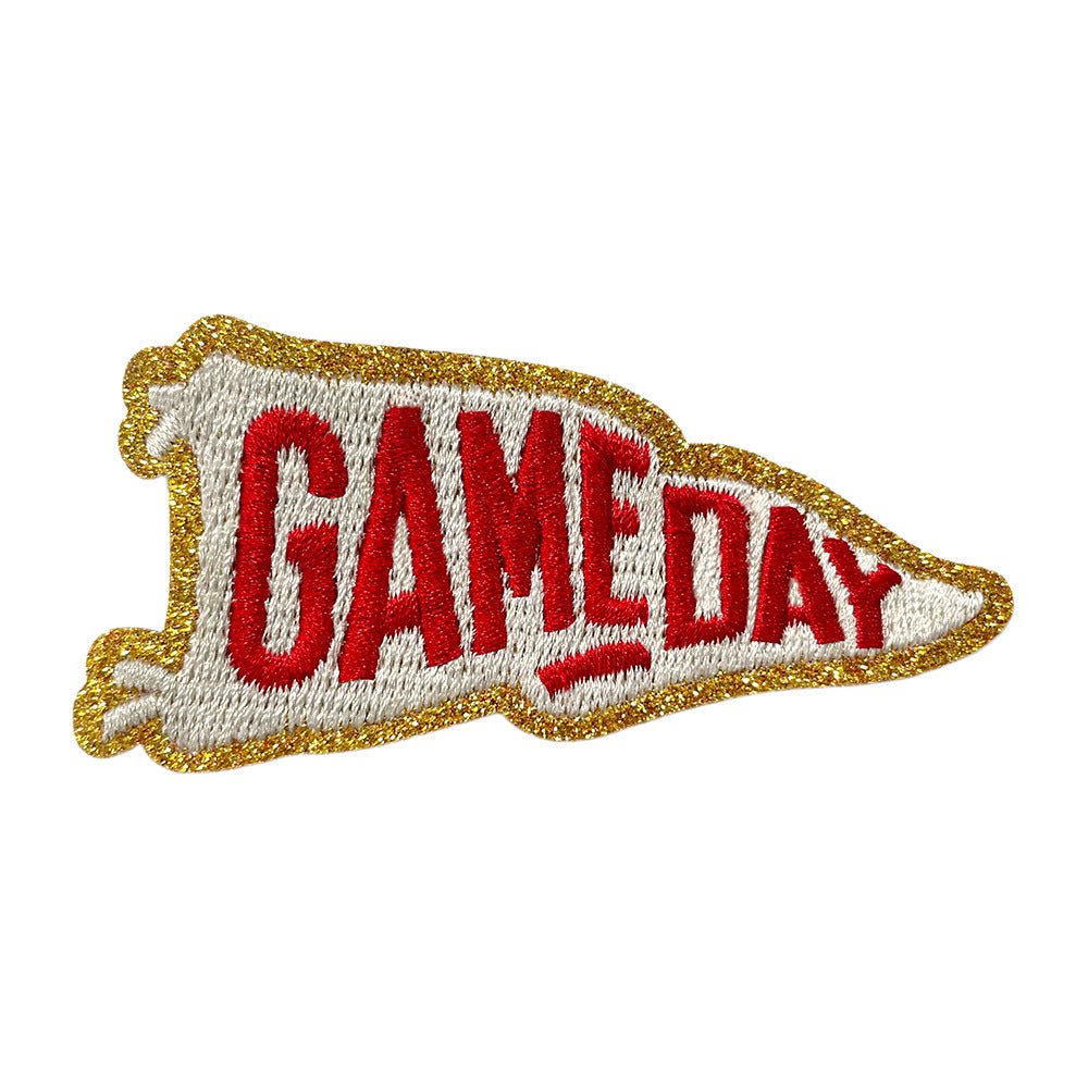 Wholesale Gameday Football Helmet Embroidered Patch Iron On Applique For ets And Clothing