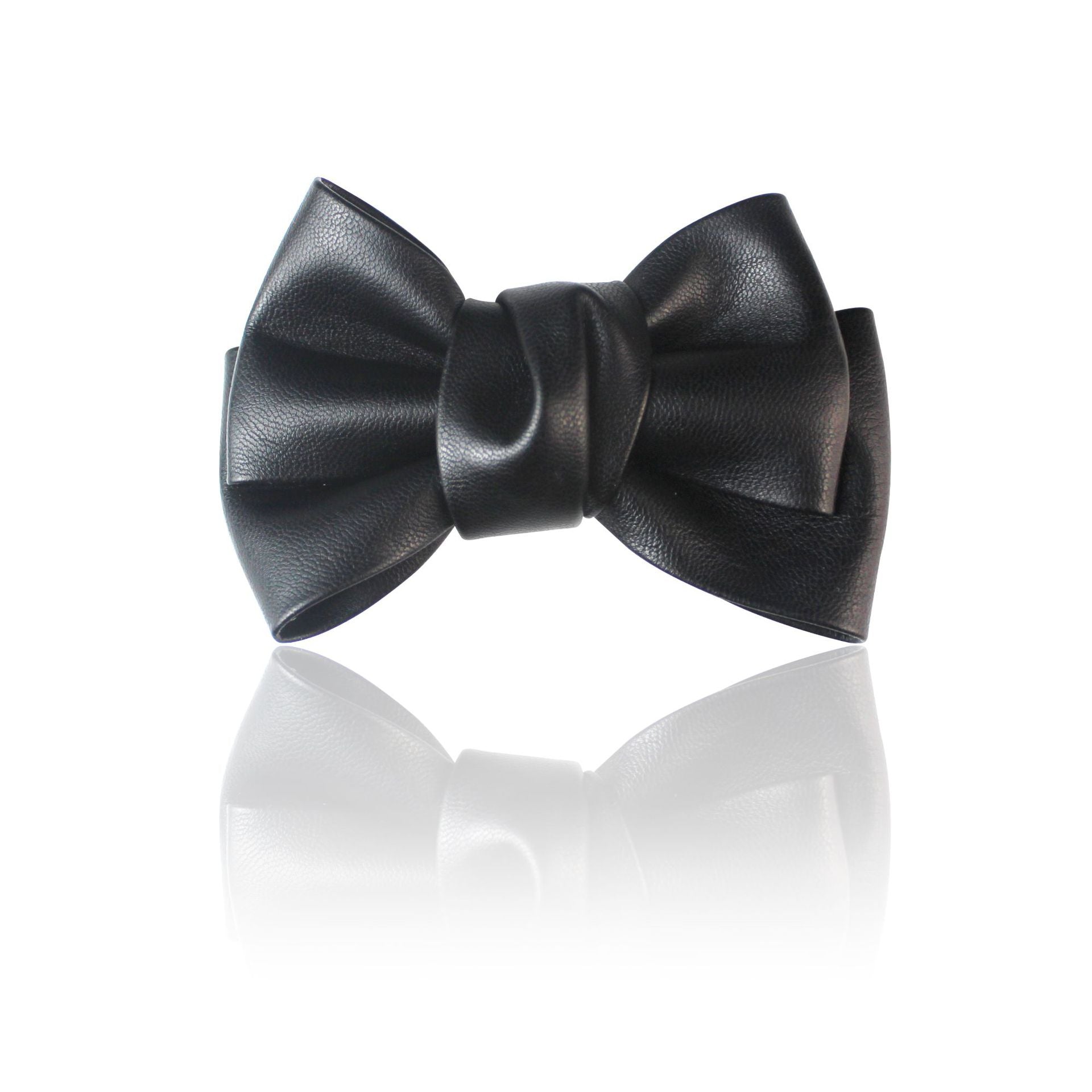 Wholesale Leather bow hair accessories hairpin girls'  hairpin