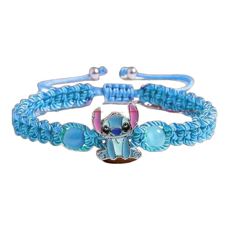 Wholesale  Woven Bracelet Cartoon Animation Hand Ornaments Hand-Woven Bracelet OLY Exclusive