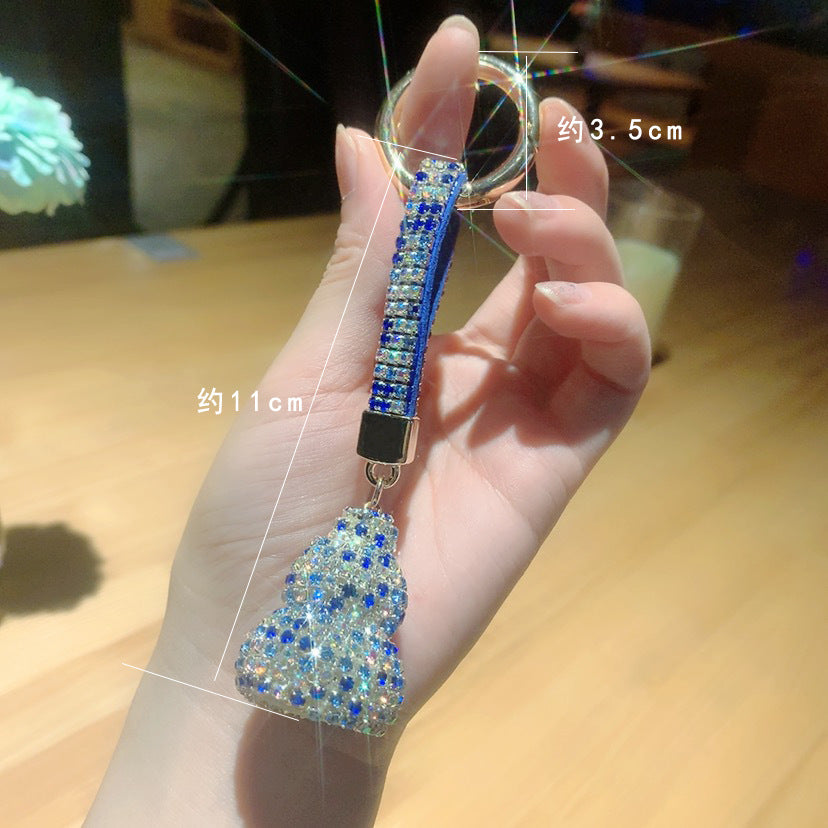 Wholesale Creative Chinese Style Diamond Gourd Alloy Keychains