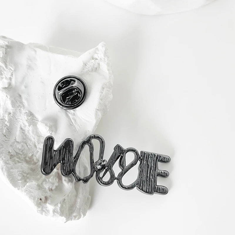 Wholesale Medical Series Brooch Syringe Stethoscope Letter Pin