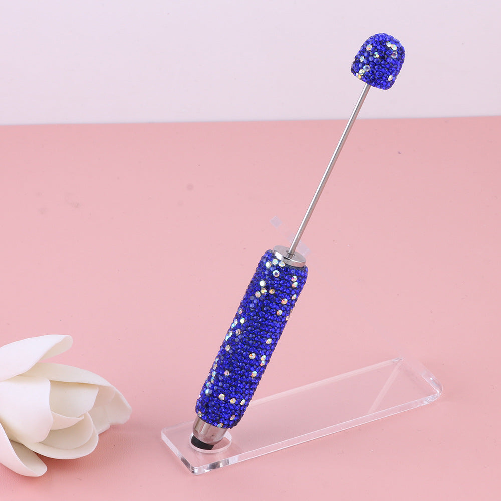 Wholesale  Live Hot Selling Color Touch Screen Pen Drill Pen Ceramic Mud Full Diamond Beaded Pen DIY Beaded Ballpoint Pen Heavy Industry Pen