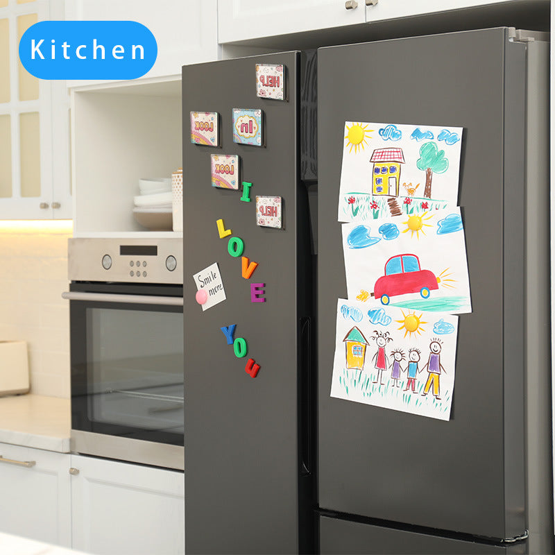 Wholesale English alphabet word transparent acrylic magnetic refrigerator magnet