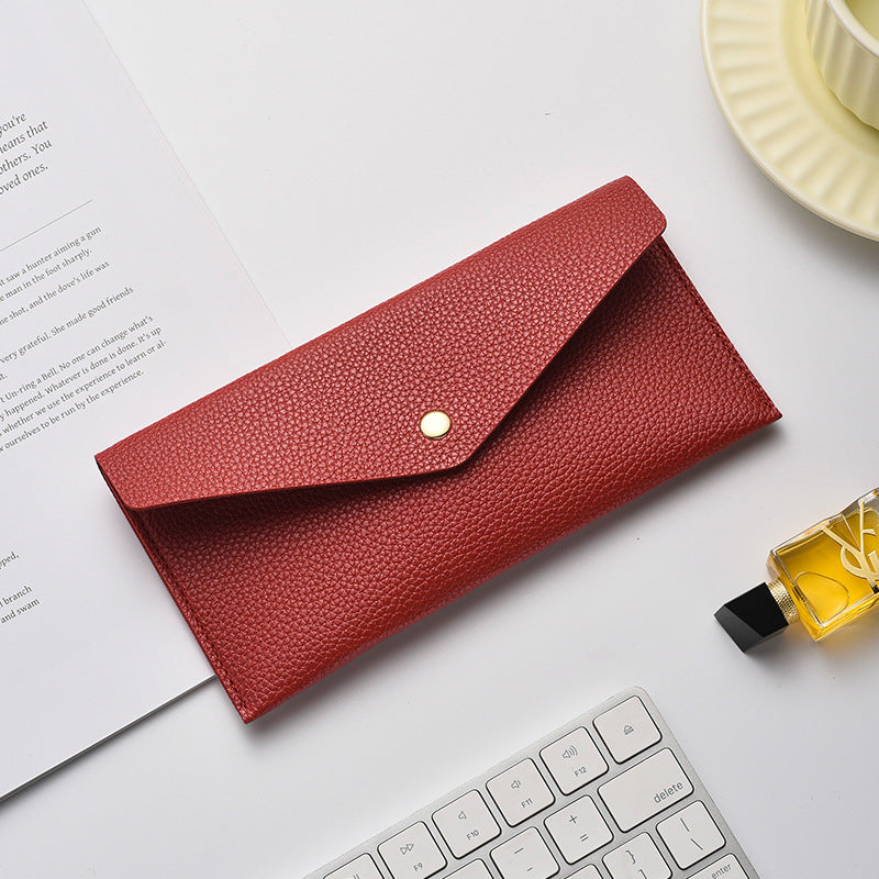 Wholesale  Wallet Long Thin Clutch Bag Simple Bag  Wallet