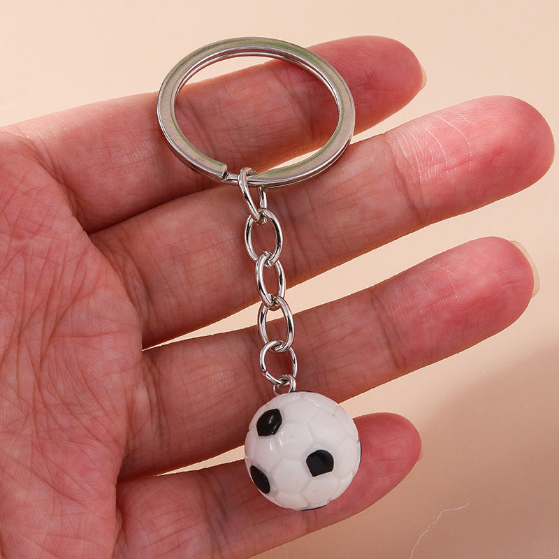 Wholesale Simulated Plastic Football Basketball Rugby Keychain