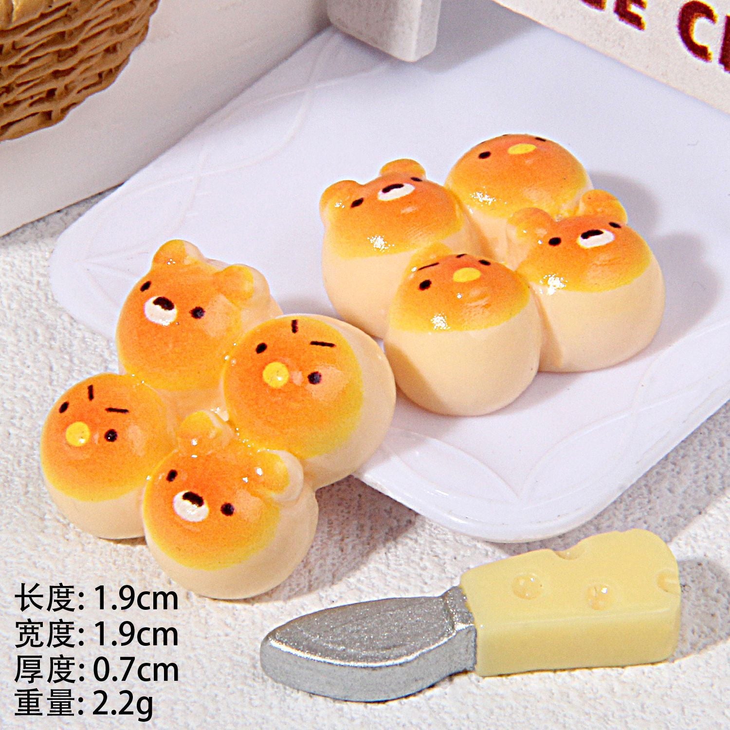 Wholesale Simulation food toy bread bakery shop ornaments No Hole