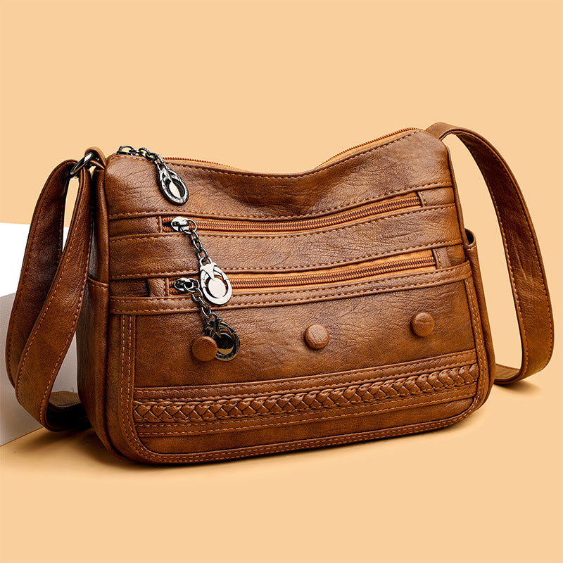 卸売ソフトレザーショルダークロスボディバッグ