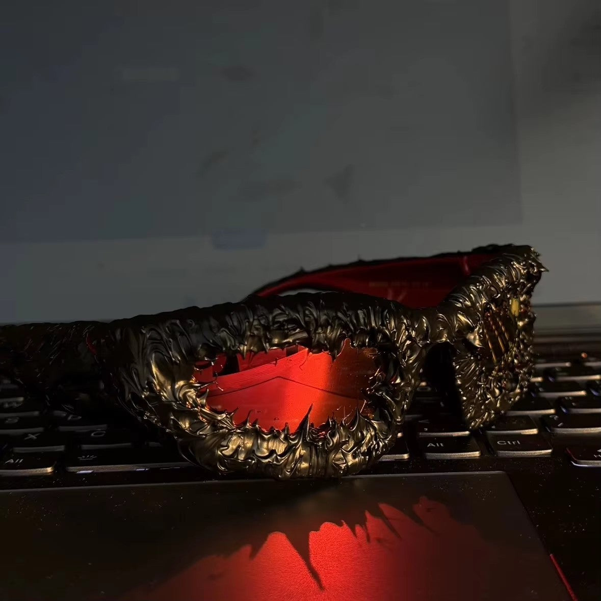 Wholesale Punk Cat Eye Sports Drip Gel Eye Protection Sunglasses