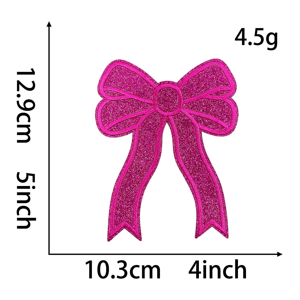 Wholesale Split Bow Embroidery  DIY Patches
