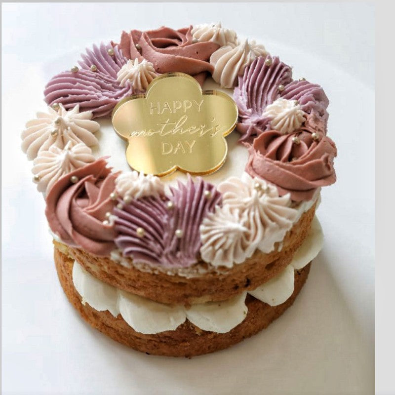 Wholesale10PCS/PACK Mother's Day Acrylic Cake Decoration