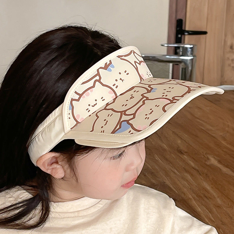 Wholesale Cotton Kids Summer Breathable Empty Top Hat