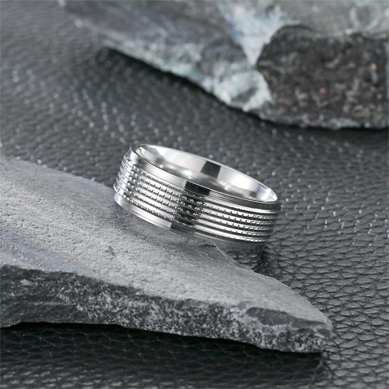Wholesale Titanium Steel Men's Ring