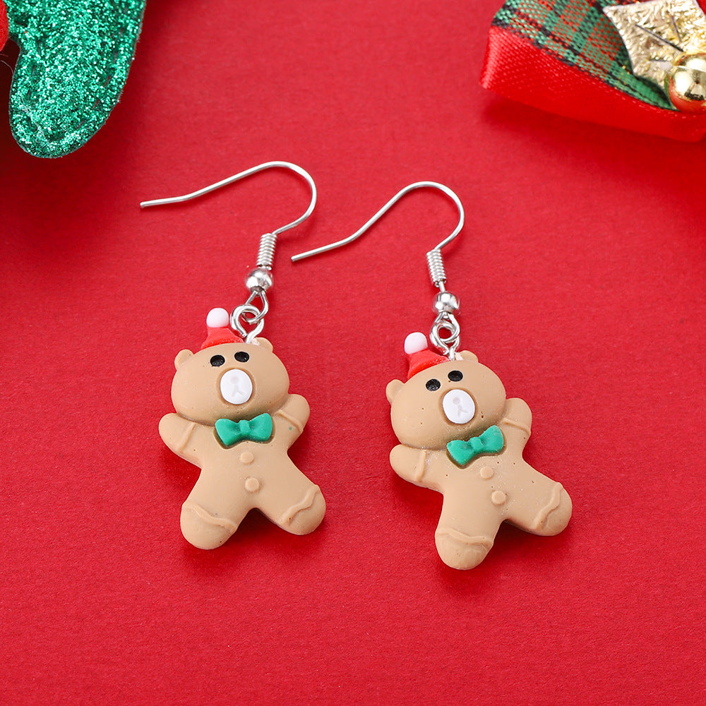 Wholesale Cute  and Reindeer Earrings for Christmas