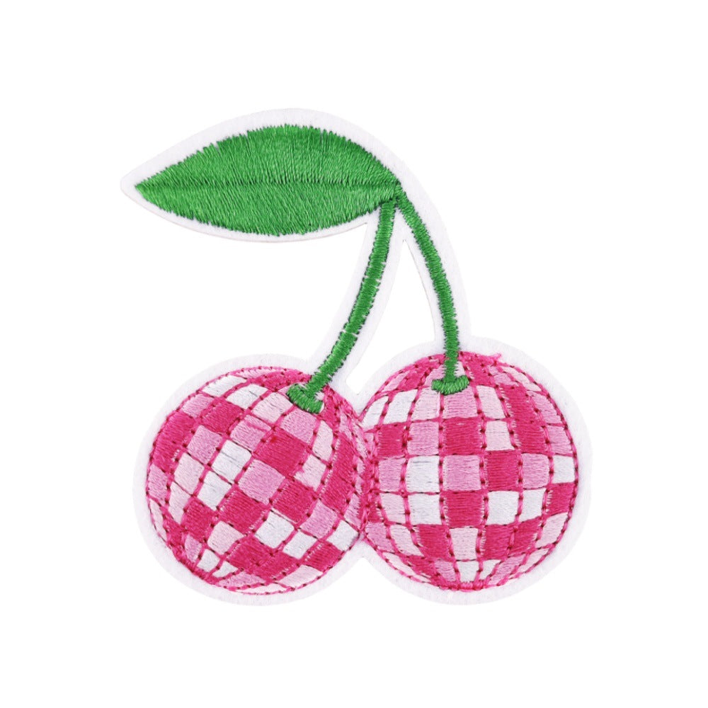 Wholesale Pink Cartoon Embroidery Iron On Patch For Kids Clothing DIY Accessory Gift
