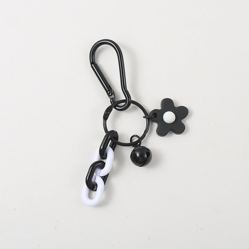 Wholesale Flower Chain Bell Keychain