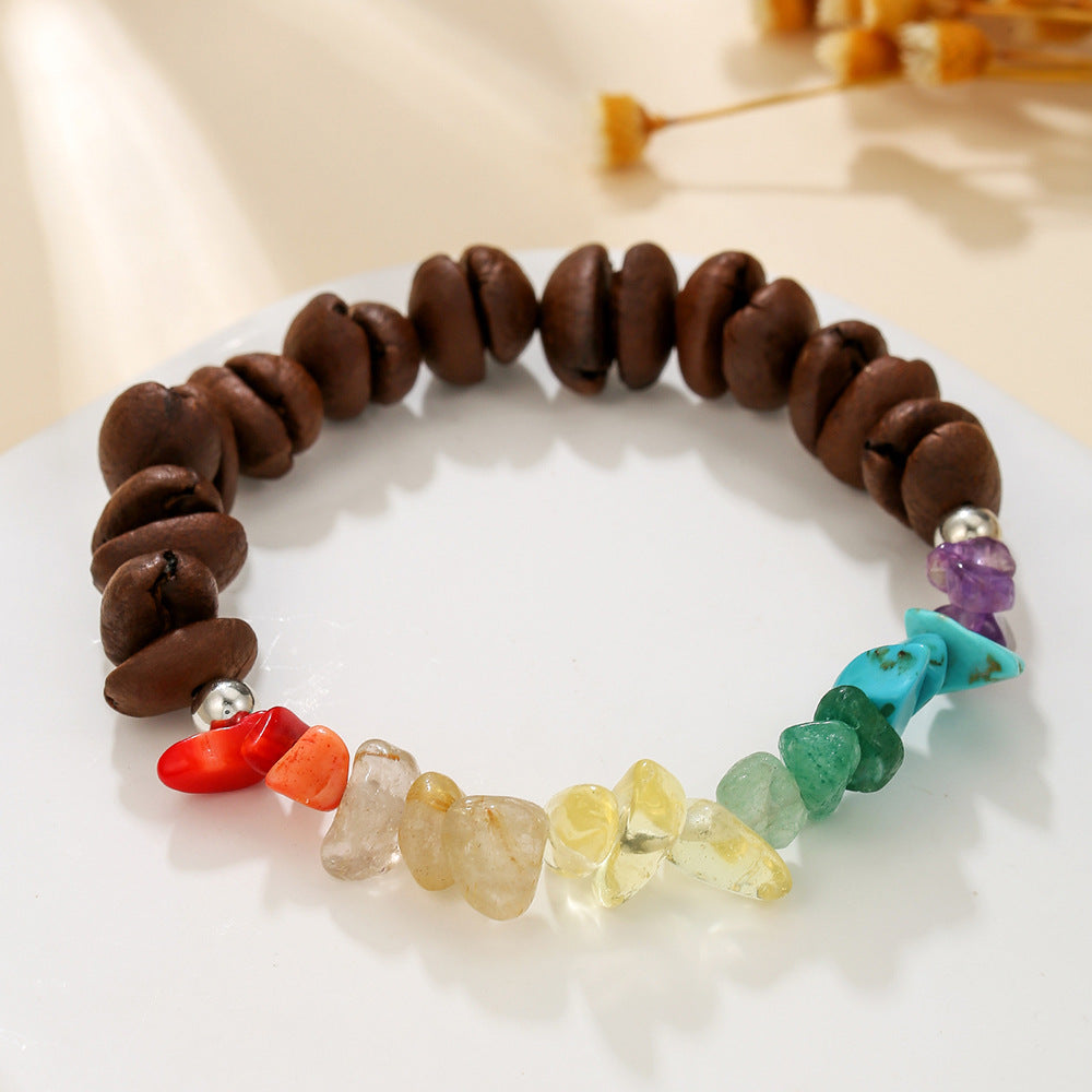 Wholesale Coffee Bean Girls Summer Sea Salt Cheese Bracelet
