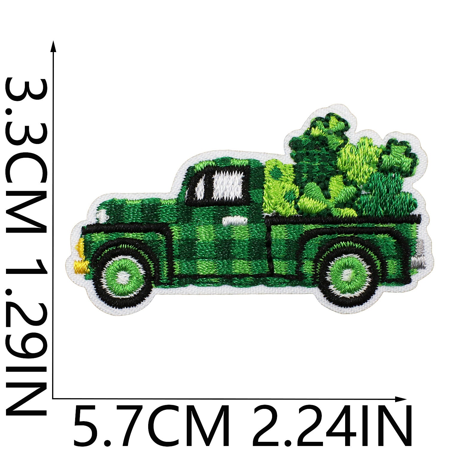 Wholesale St.  Patrick' s Day Rainbow Beer Clover Embroidery DIY Patches