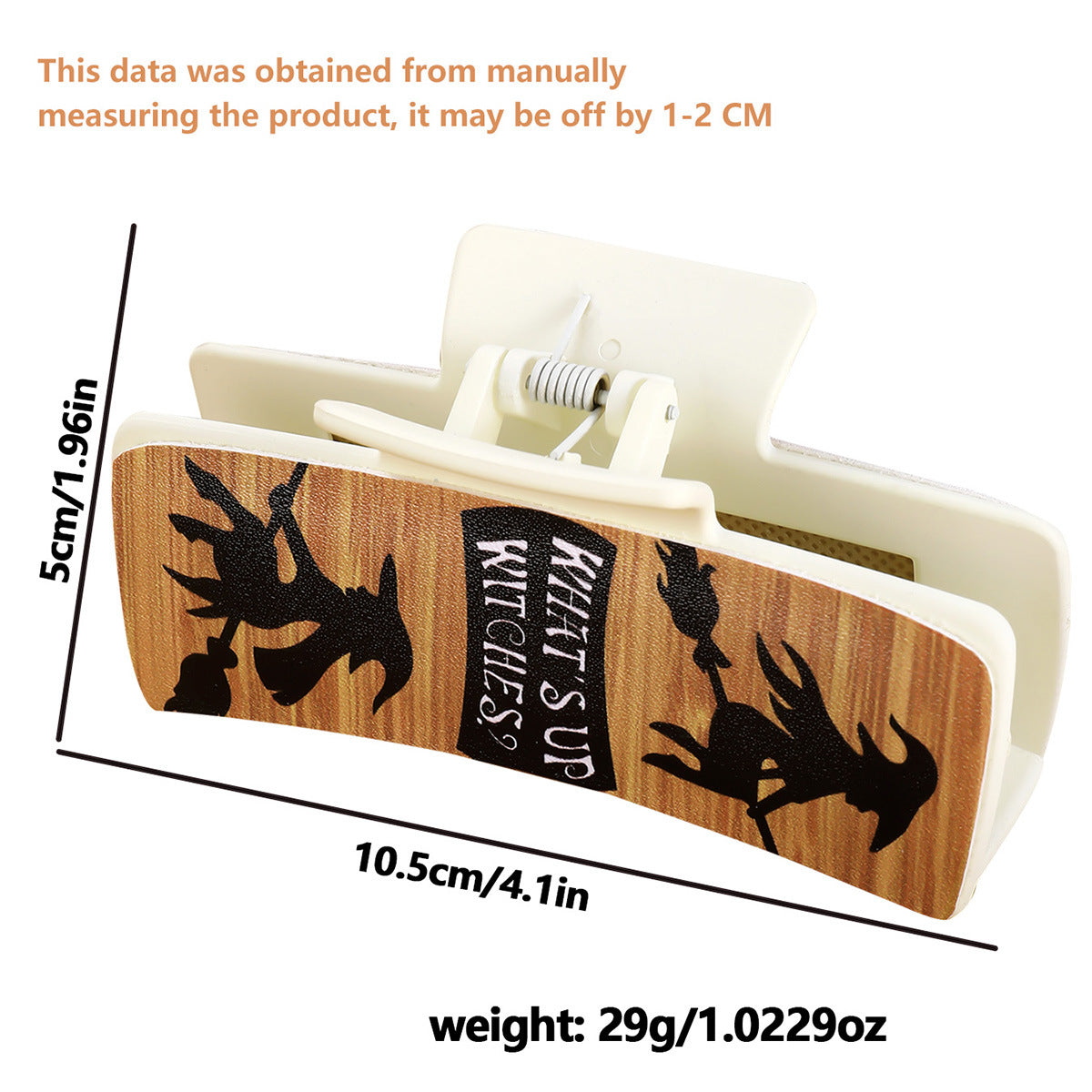 Wholesale  witch yellow leather square hairpin Hair Clips