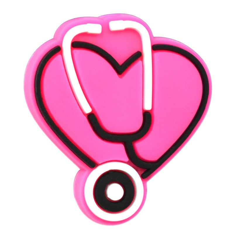 Wholesale Random 100pcs Medical Care Series Pvc Soft Plastic Removable Handmade Beads
