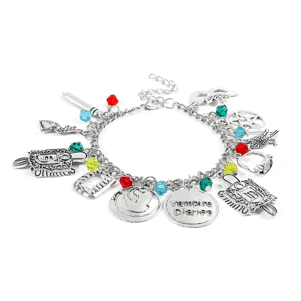 Wholesale 5PCS Halloween Horror Hip-hop Alloy Bracelet