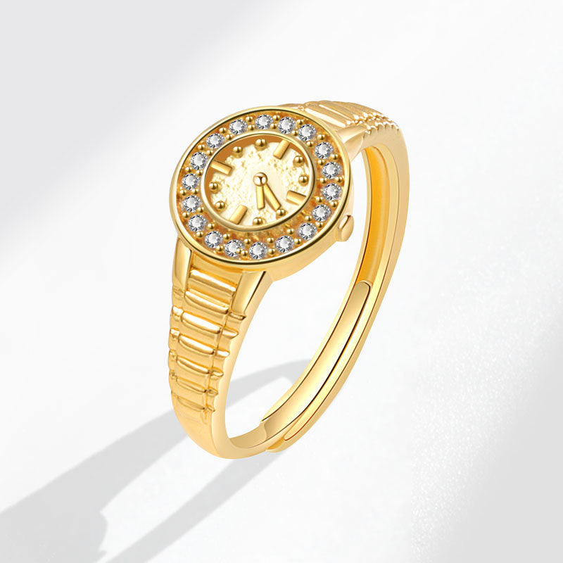 Anillo de reloj de palabras sin parar de cobre al por mayor de cobre