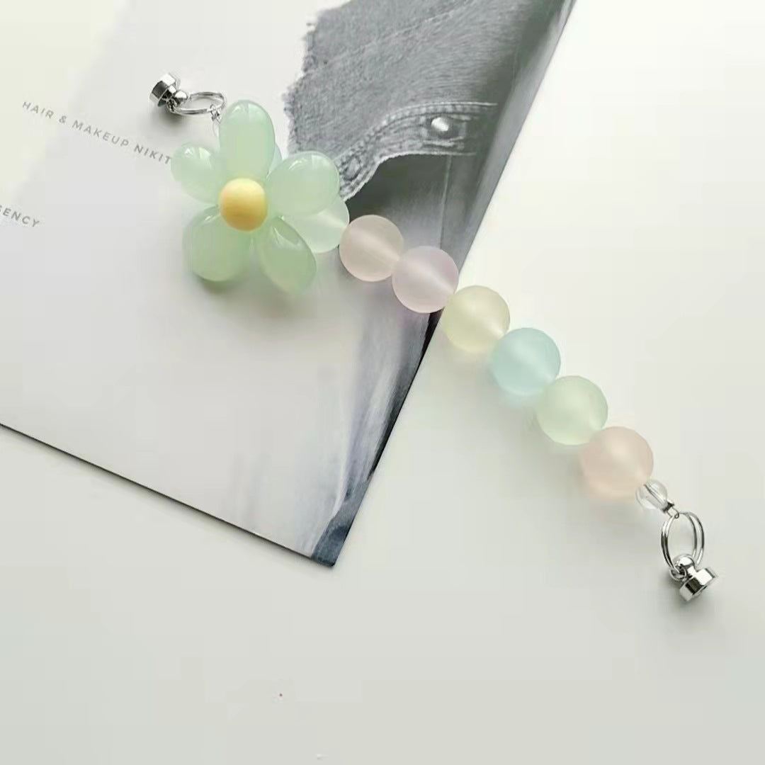 Cadena de telefonía móvil de flores acrílicos al por mayor