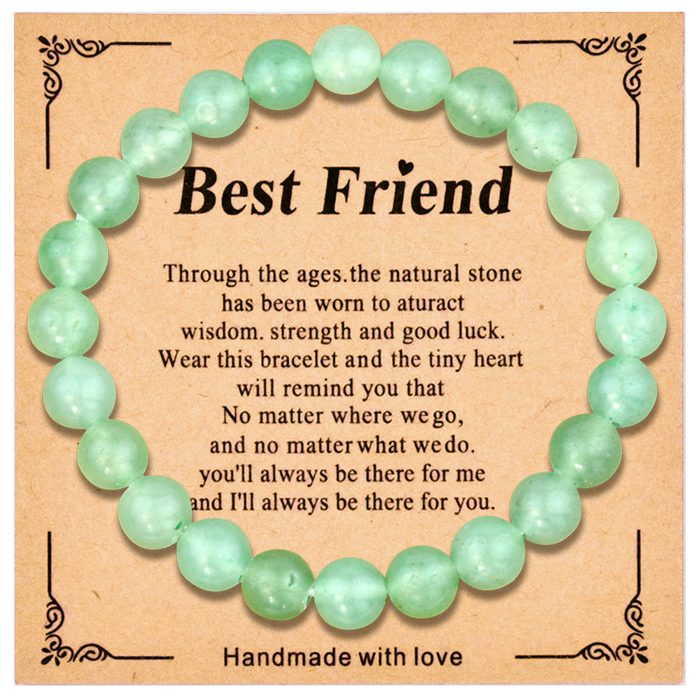 Wholesale  8mm colorful crystal beaded bracelet