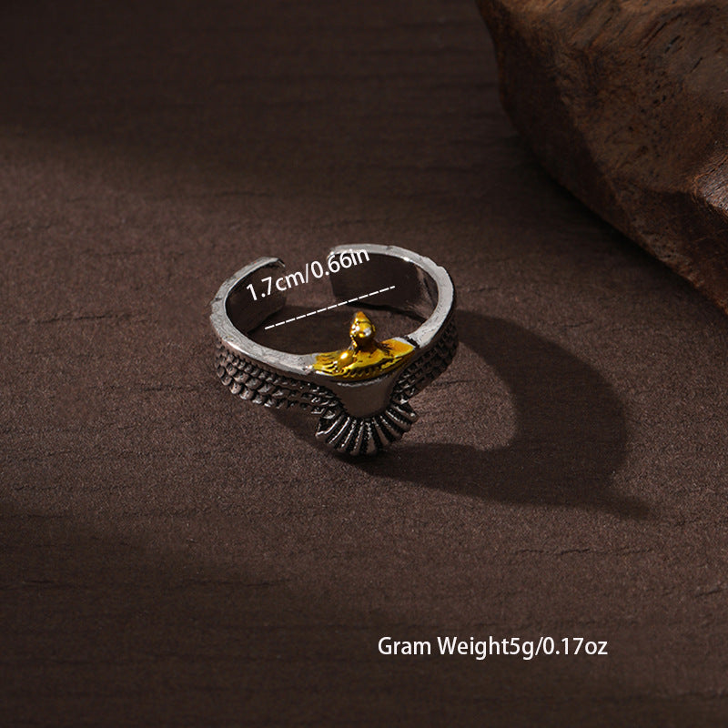 Wholesale Hip-hop Style Trendy Retro Zinc Alloy Open Adjustable Ring