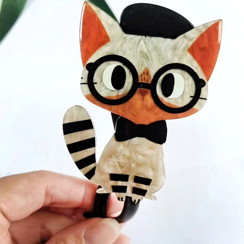 Wholesale 10pcs Cute and adorable cat Acrylic Flatback