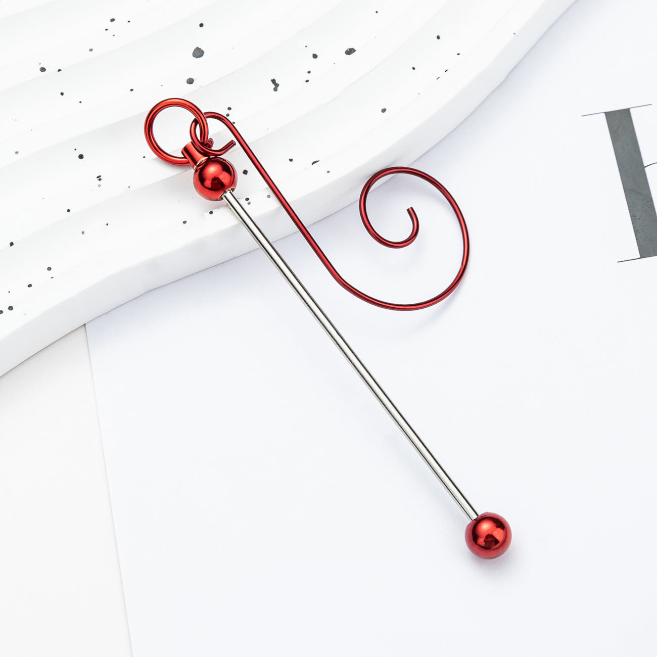 Wholesale Creative Beadable Hook Christmas Tree DIY Decoration Items