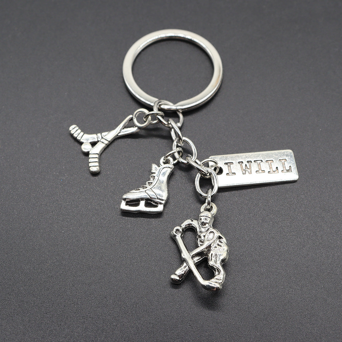 Wholesale Sports Basketball Tennis Ice Hockey Weightlifting Gymnastics Keychains