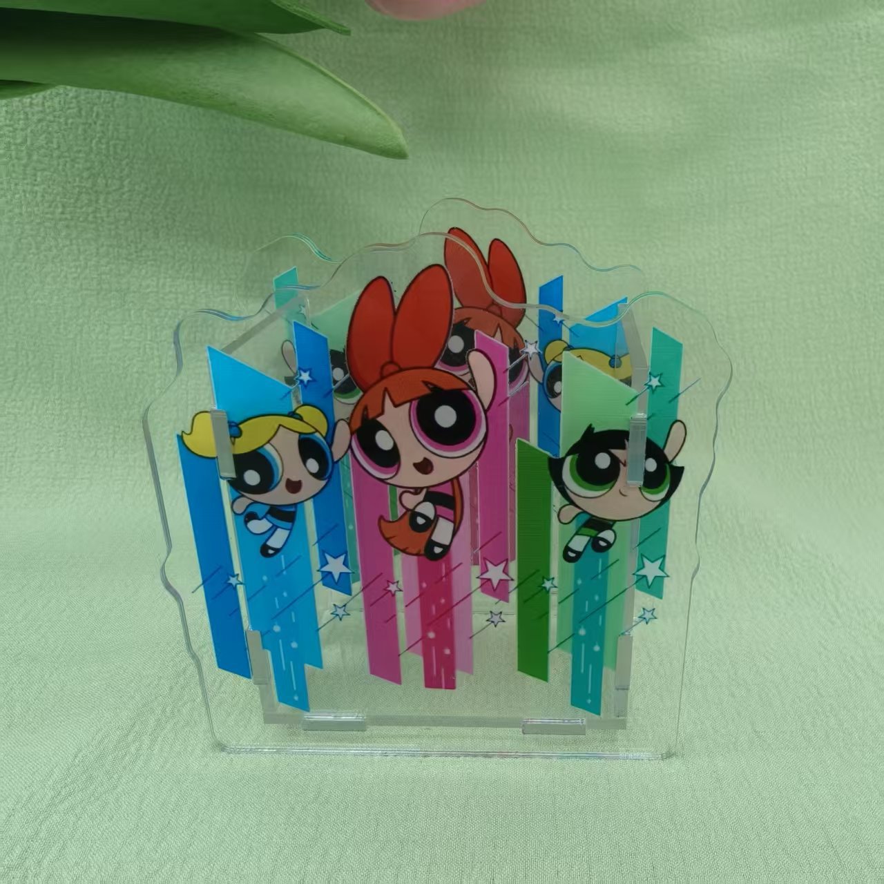 Wholesale  Creative Cute Cartoon Acrylic Pen Holder  OLY Exclusive