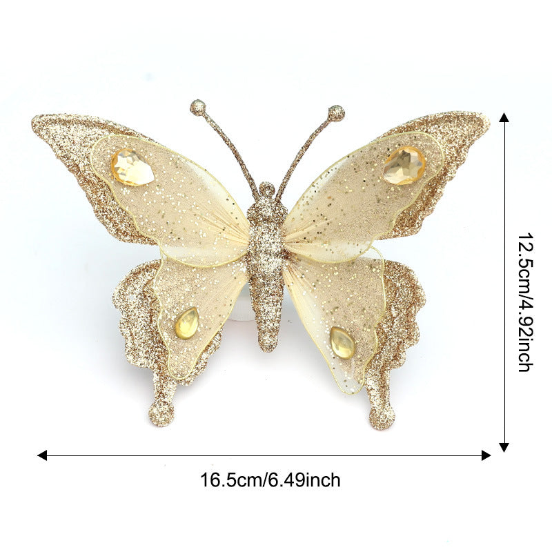 Wholesale Christmas decorative ornaments 3D snowflake bows