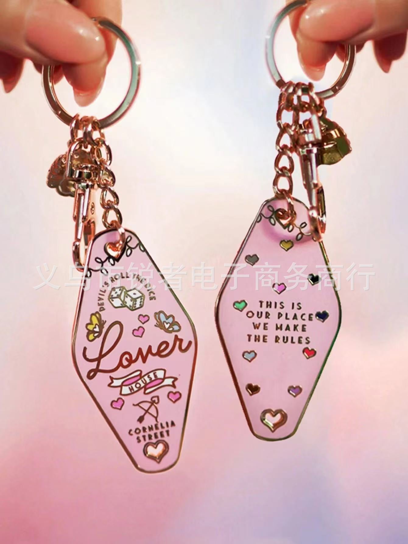 Wholesale 12 Types of Motel Metal Keychains