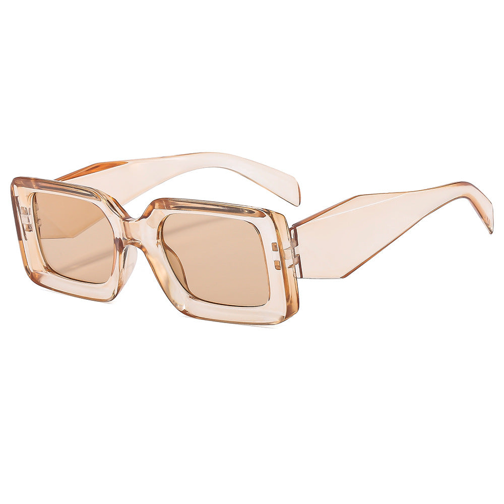 Wholesale Square Frame Fashionable and Versatile Simple Sunglasses