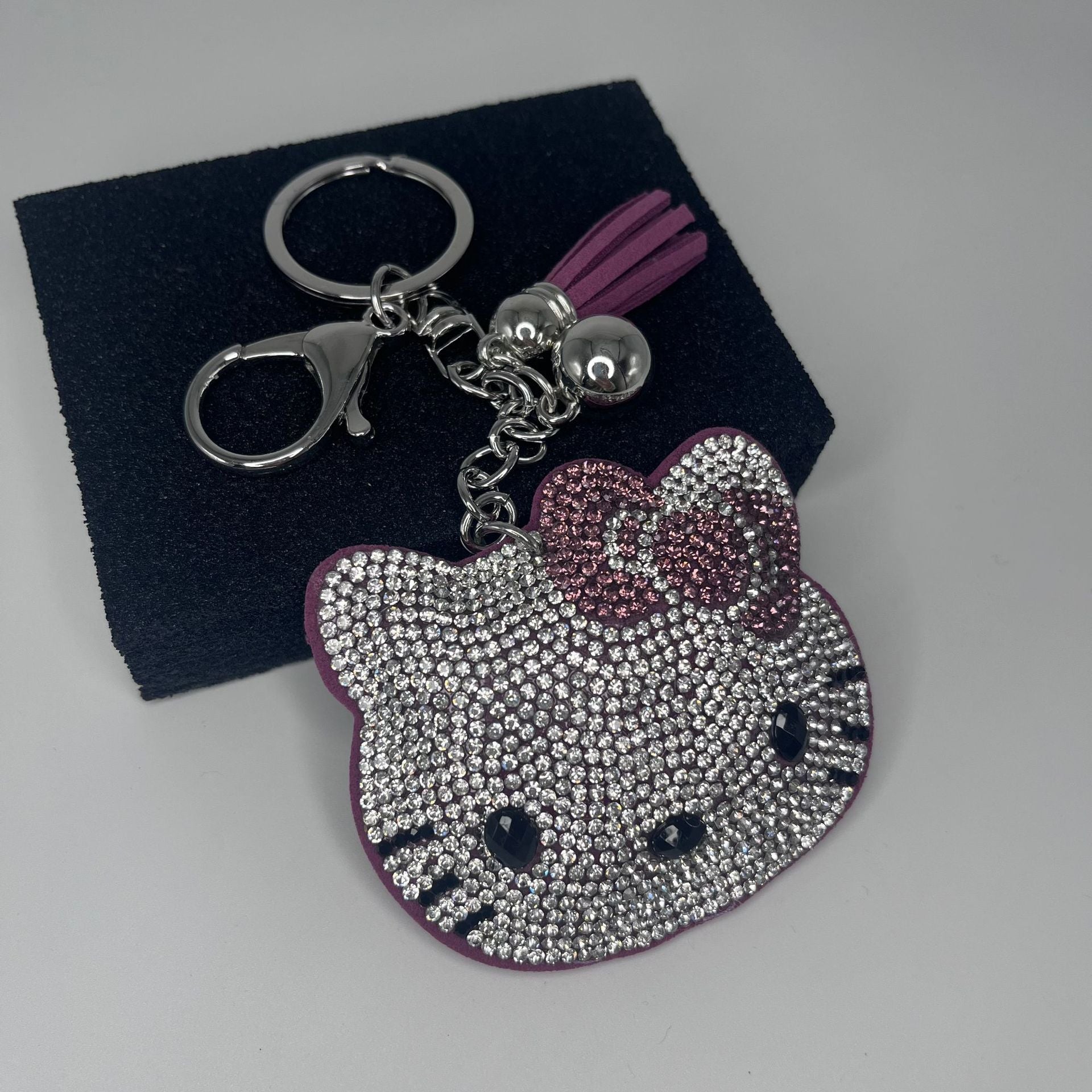 Wholesale Rhinestone Creative Anime Cartoon Studded Hot-Fix Rhinestone Keychain