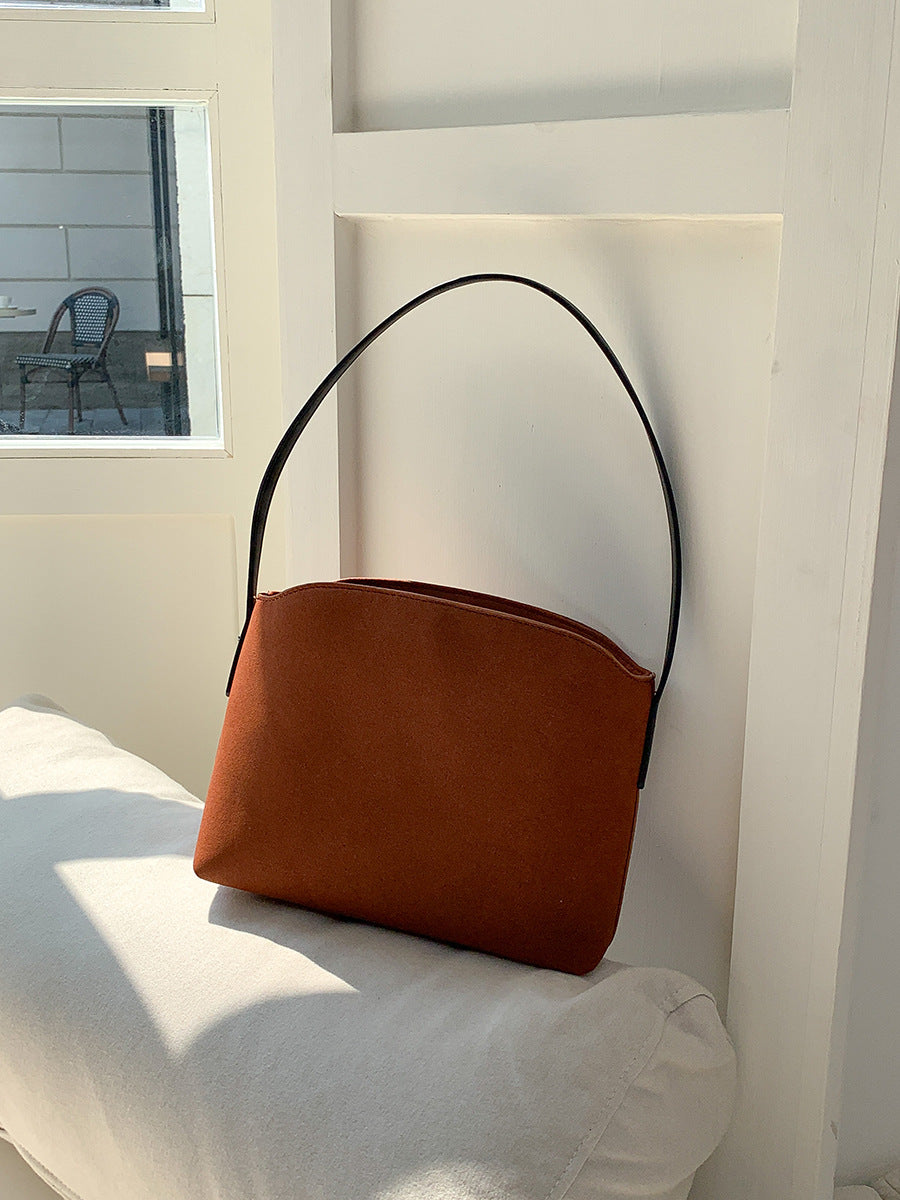 Wholesale Suede Vintage Underarm Bag Shoulder Bag