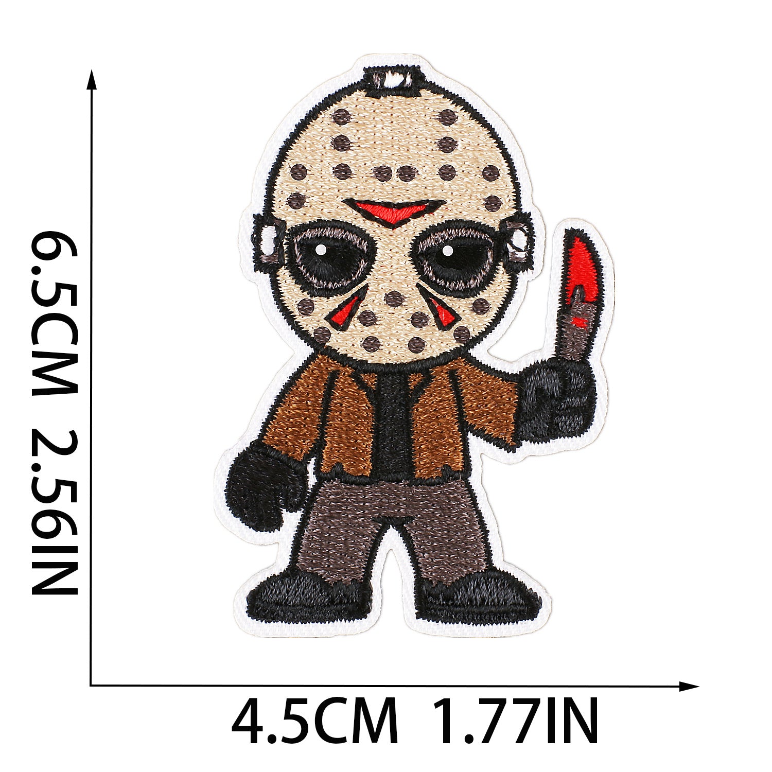 Wholesale  Cartoon Ghost Embroidery Patch Polyester Decorative Accent For Bags Clothing DIY Craft Resale