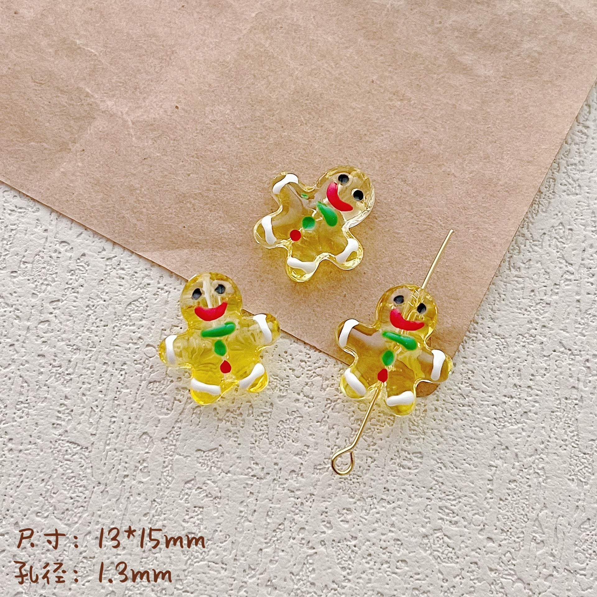 Wholesale 10pcs Christmas colored cartoon