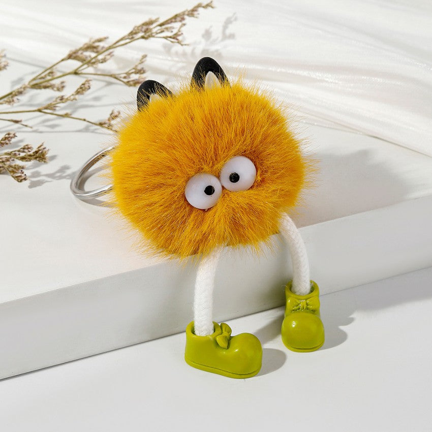 Llavero de peluche de monstruos de dibujos animados al por mayor