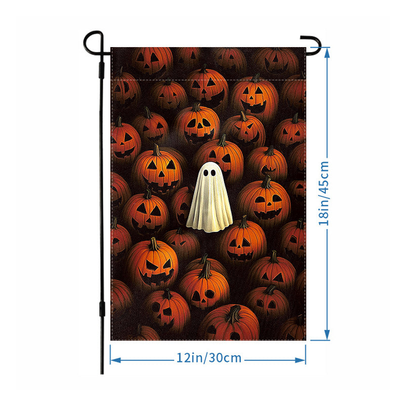 Wholesale Halloween Garden Flag Skull Hanging Flag Party Atmosphere Garden Flag