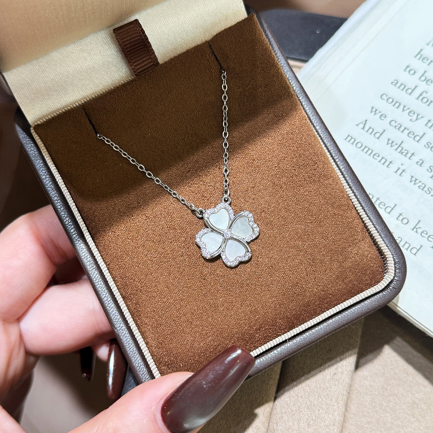 Wholesale Silver skirt with hollowed out umbrella skirt Titanium Steel Necklace