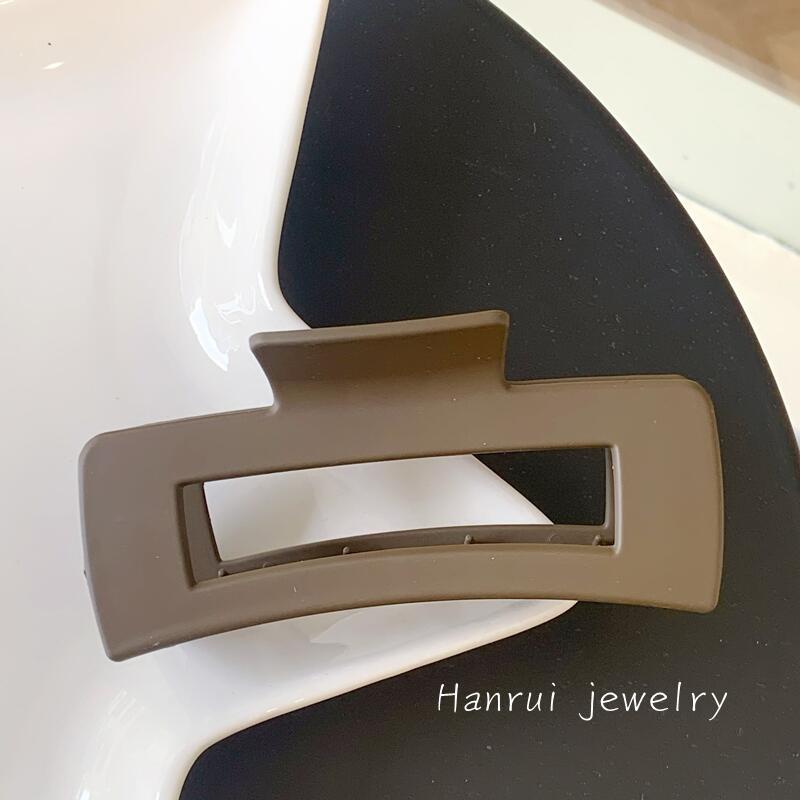 Wholesale Back Head Square Frosted Large Women's Elegant Bath Hair Clip