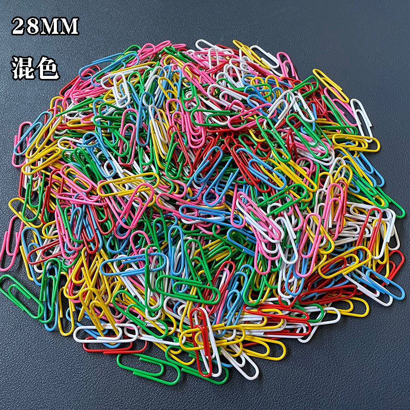 Wholesale Color paper clip 28mm paper clip 33mm folder folder 50mm multicolor 25mm color paper clip
