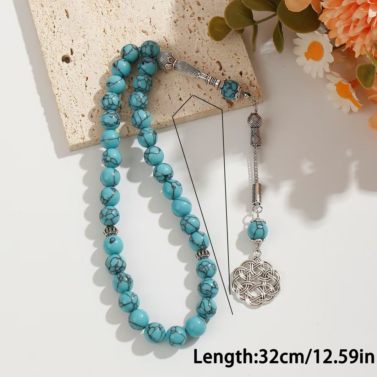 Wholesale 33pcs turquoise beads bracelet
