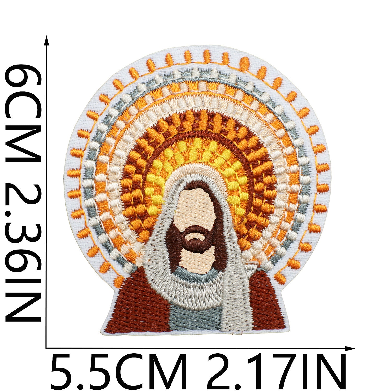 Wholesale Yesu Benzun Embroidered Cloth Stickers