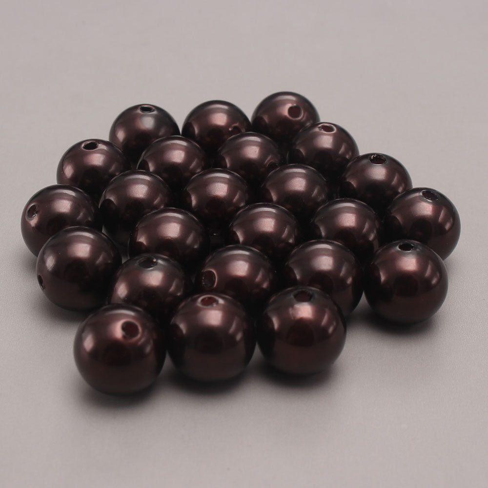 Wholesale 6-30MM Dark Coffee Pearl Loose Beads