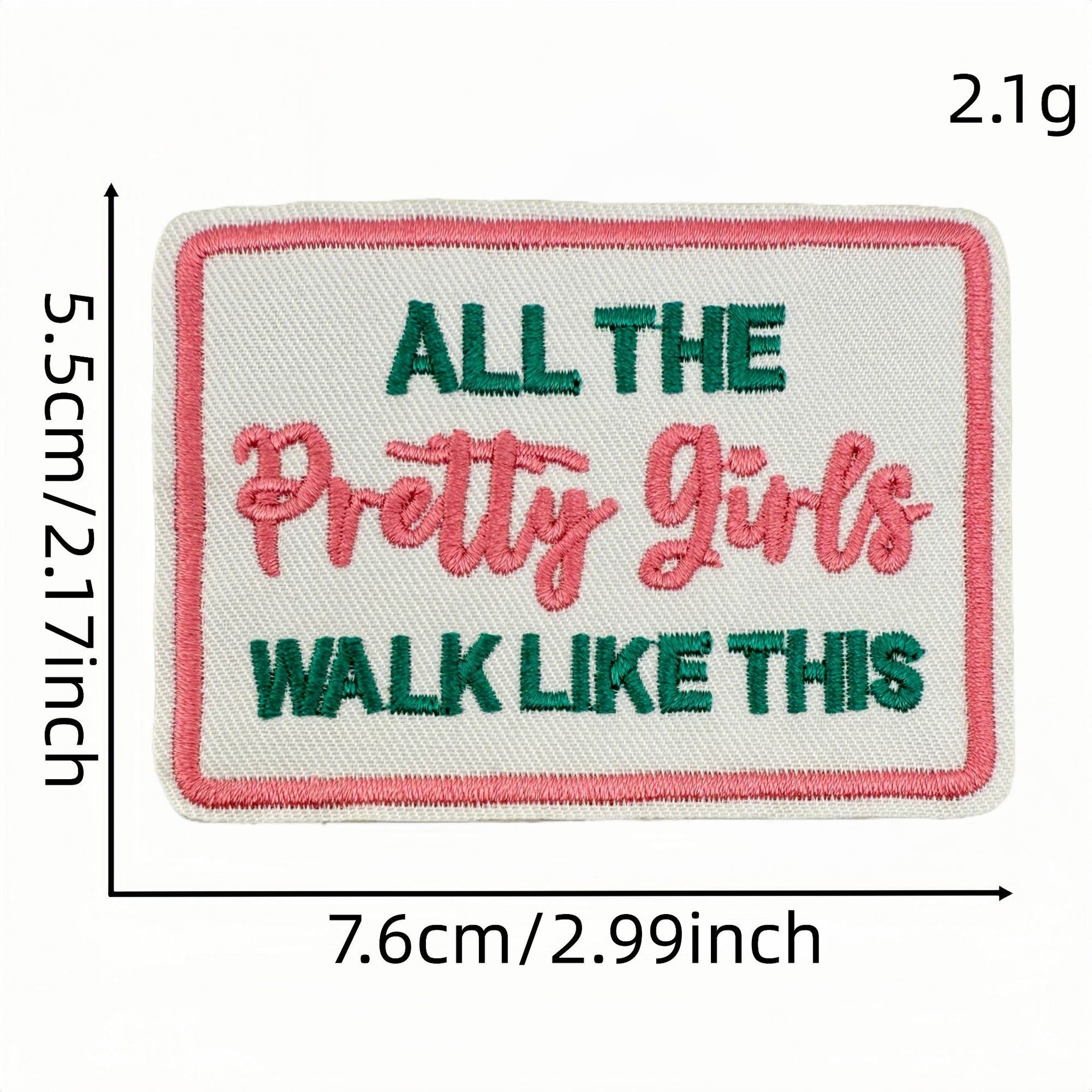 Wholesale Cartoon English Embroidery Cloth Patch