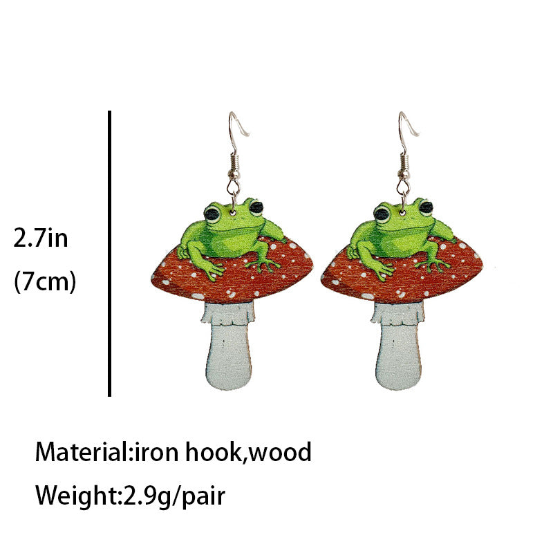 Wholesale Student fun and funny cartoon earrings