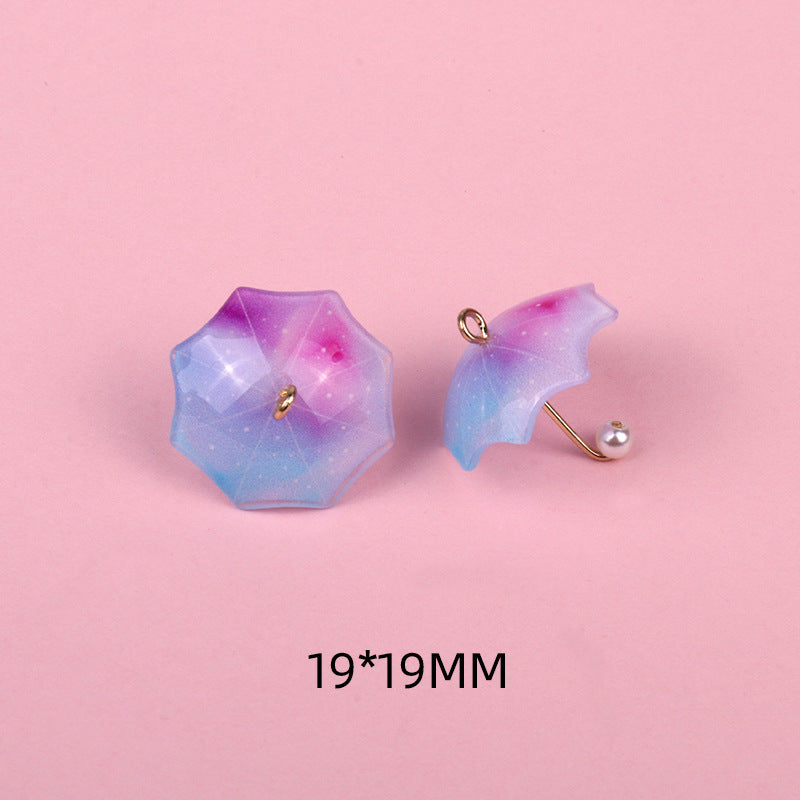 Wholesale Acrylic Small Umbrella Pendant Beads